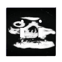 Vampire Skull - Decor Double Switch Plate Cover Metal