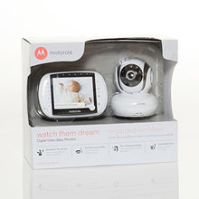 Load image into Gallery viewer, Motorola MBP36S Remote Wireless Video Baby Monitor with 3.5-Inch Color LCD Screen, Remote Camera Pan, Tilt, and Zoom
