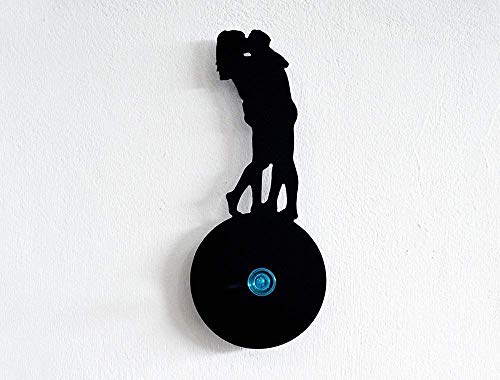 Passion Couple in Love Silhouette- Wall Hook/Coat Hook/Key Hanger