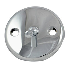 Load image into Gallery viewer, DANCO Bath Tub Overflow Plate with Trip Lever, Chrome, 1-Pack (80991)
