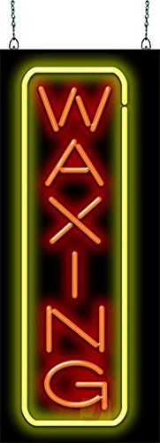 Waxing Vertical Neon Sign