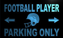 Load image into Gallery viewer, Football Player Parking Only LED Sign Neon Light Sign Display m324-b(c)
