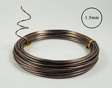 Load image into Gallery viewer, Anodized Aluminum Bonsai Training Wire 5-Size Starter Set - 1.0mm, 1.5mm, 2.0mm, 2.5mm, 3.0mm (147 feet Total) - Choose Your Color (5 Sizes, Brown)
