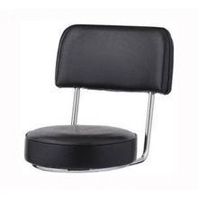Load image into Gallery viewer, Bar Stool Replacement Seat, Black Open Back W/ Chrome Frame, (ROY 7715 S BLK) Royal Industries
