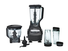 Load image into Gallery viewer, Ninja BL770 Mega Kitchen System, 1500W, 4 Functions for Smoothies, Processing, Dough, Drinks &amp; More, with 72-oz.* Blender Pitcher, 64-oz. Processor Bowl, (2) 16-oz. To-Go Cups &amp; (2) Lids, Black
