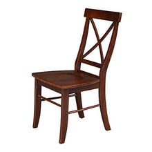 Load image into Gallery viewer, International Concepts X-Back Chair, Espresso
