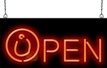 Load image into Gallery viewer, Nazarene Open Neon Sign
