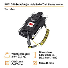 Load image into Gallery viewer, 3M DBI-SALA Fall Protection For Tools,1500089,Adj Radio Holster Combo w/Clip2Loop Coil and Micro D-Ring, Size To Any Portable Radio/Small Device,Mount To Harness/Belt
