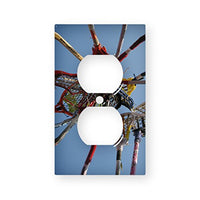 Lacrosse Nets - Decor Double Switch Plate Cover Metal