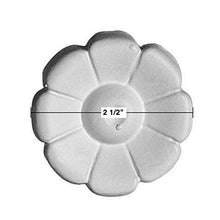 Load image into Gallery viewer, Rosette Applique Medallion White Urethane Decorative Flower | Renovator&#39;s Supply
