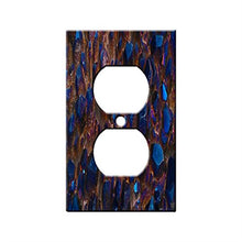 Load image into Gallery viewer, Quarts Titanium Spheres - Decor Double Switch Plate Cover Metal
