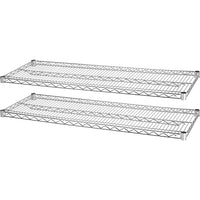 Lorell 84189 Industrial Wire Shelving, 2 Extra Shelves,36-Inch X18-Inch , 2/Pk, Ce