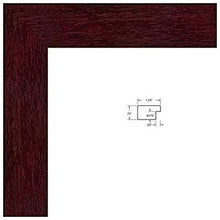 Load image into Gallery viewer, ArtToFrames 12x21 inch Classic Mahogany Frame Picture Frame, 2WOMFRBW26039-12x21
