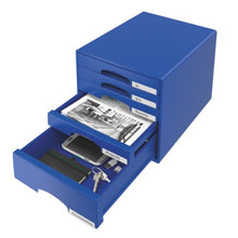 Load image into Gallery viewer, Leitz 5 A4 Drawer Cabinet, Organiser, Plus Range, Blue
