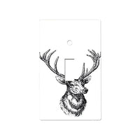 Dapper Deer - Decor Single Switch Plate Cover Metal