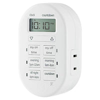 myTouchSmart Indoor Digital Timer, 1-Outlet Polarized (2-Prong) Plug-In, 26892