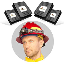 Load image into Gallery viewer, Blackjack Industrial Double Down Fire Helmet Clips for Headlamps and Goggles | Retention Strap System for Firefighter Helmets | Works on Traditional, Wild Land and Modern Fire Helmets |Holds Headlamp
