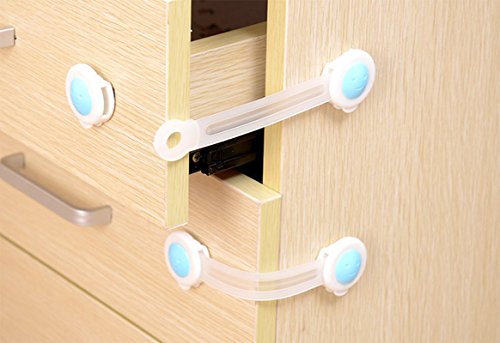 Xiaoyu 20PCS Multifunction Baby Safety Locks, Child Proof Cabinets/Drawers/Appliances/Toilet Seat & Fridge, Keep Your Baby Out of Trouble with Our Cabinet Safety Locks