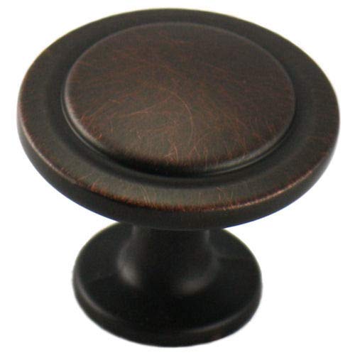 Cosmas 5560ORB Oil Rubbed Bronze Cabinet Hardware Round Knob - 1-1/4