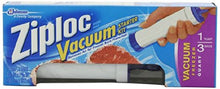 Load image into Gallery viewer, Ziploc Vacuum Starter Kit, 3-Quart Bags, 1-Pump
