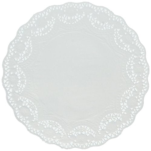 amscan White Round Doilies | Pack of 40 | Party Supply, 6''