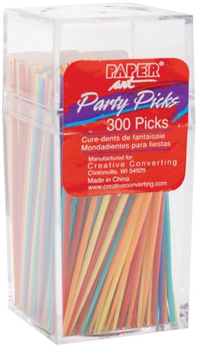Creative Converting 2.75 inch Thin Picks Party Assorted Color