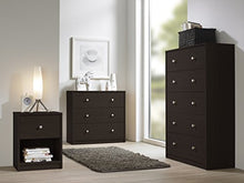 Load image into Gallery viewer, Tvilum Portland 3 Drawer Chest, Coffee
