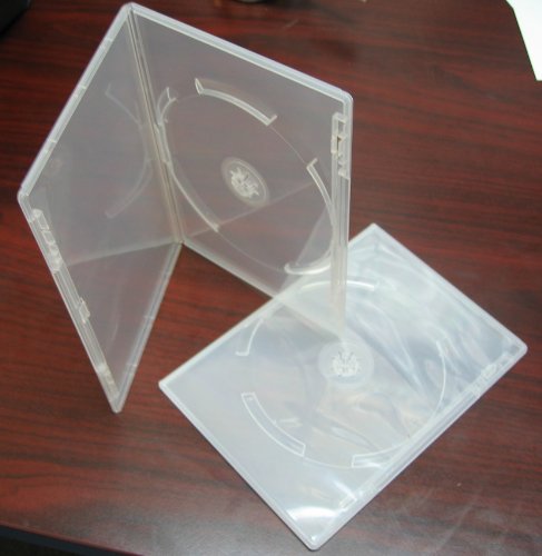 6 Pk Viva Brand Premium 7mm Slim Size DVD Case Single Super Clear 1 Disc Box