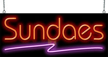 Load image into Gallery viewer, Sundaes Neon Sign
