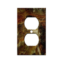 Load image into Gallery viewer, Distressed Surface - AC Outlet Decor Wall Plate Cover Metal
