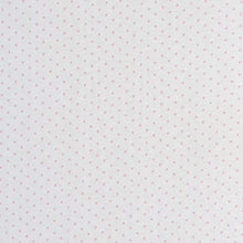 Load image into Gallery viewer, SheetWorld Baby Fitted Square Play Yard Sheet Fits Joovy 38 x 38 inches, 100% Cotton Jersey Hypoallergenic Sheet, Unisex Boy Girl, Pink Pindot, Made in USA
