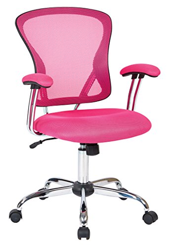 OSP Home Furnishings Ave Six Juliana Task Chair, Pink