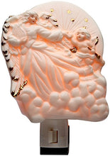 Load image into Gallery viewer, Cg 1635 Plug-in Night Light Angel with Cherub and Stars
