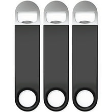 Load image into Gallery viewer, Axim USA Premium Cold One Bartender Bottle Openers, Beer Bottle Openers, Speed Openers 3 Pack. Professional Grade: Rubber Coated, Stainless Steel. 7 inch
