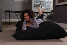 Load image into Gallery viewer, Sofa Sack - Plush, Ultra Soft Bean Bag Chair - Memory Foam Bean Bag Chair with Microsuede Cover - Stuffed Foam Filled Furniture and Accessories for Dorm Room - Black
