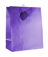 Load image into Gallery viewer, 12-PC Solid Color Gift Bags, Matt Laminated, Purple Color
