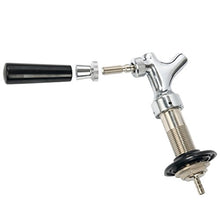 Load image into Gallery viewer, YaeBrew Beer Faucet and 4-Inch Shank Kit with Black Handle
