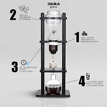 Load image into Gallery viewer, Yama Glass Cold Brew Maker I Ice Coffee Machine I Slow Drip Technology I Makes 6 8 Cups (32oz), Larg
