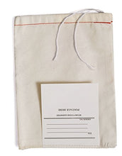 Load image into Gallery viewer, Drawstring Mailing Bag w/Tag, 8x6in, PK100
