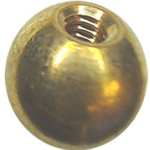 Load image into Gallery viewer, 8/32 x 1/2 Dia Tapped Brass Ball (8 pieces)
