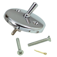 DANCO Bath Tub Overflow Plate with Trip Lever, Chrome, 1-Pack (80991)