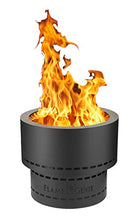 Load image into Gallery viewer, HY-C FG-19 Flame Genie Portable Smoke-Free Inferno Wood Pellet Fire Pit, USA Made, 19&quot; Diameter, Black
