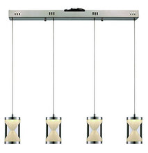 Load image into Gallery viewer, Trans Globe Lighting MDN-1252 Linear Frosted Hourglass Island Pendant
