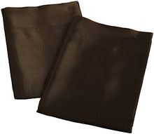 Load image into Gallery viewer, Aiking Home 2 Pieces of Colorful Shiny Satin Queen Size Pillow Cases, Brown
