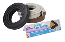 Load image into Gallery viewer, Kidkusion Jumbo Edge Cushion Taupe 6ft | Made in the USA
