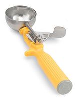 Vollrath (47144) 1 5/8 Oz Stainless Steel Disher   Size 20,Yellow