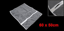 Load image into Gallery viewer, uxcell Mesh Zipper Closure Underwear Bra Clothes Washing Bag 50 x 60cm White
