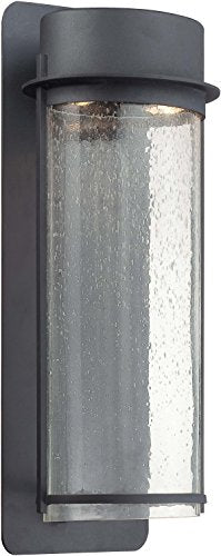Minka Lavery 72253-66 Artisan Lane Exterior Wall Lantern Modern Outdoor Wall Light, 70 Watts Halogen, Black