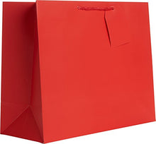 Load image into Gallery viewer, Jillson Roberts All-Occasion Jumbo Gift Bags and Tissue in Assorted Colors, 6-Count, Red/Silver/Gold (STJT001)
