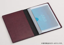 Load image into Gallery viewer, Raymay Fujii ZVN234C Memo Pad with Card Holder, Memo Notebook, Leather, Brown
